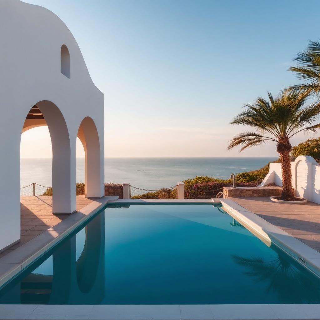 Cliffside Villa in Paros · Naoussa